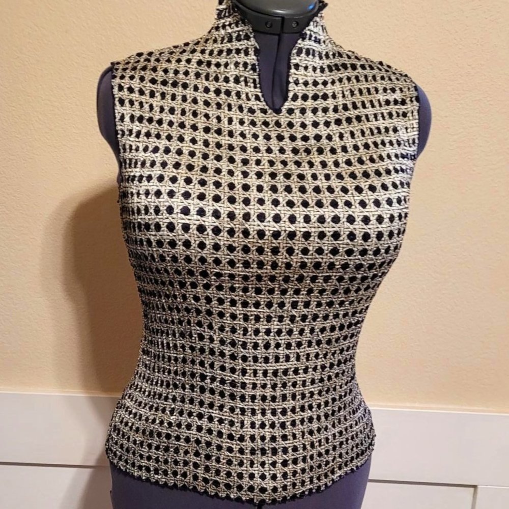 Womens V Neck Sleeveless Blouse